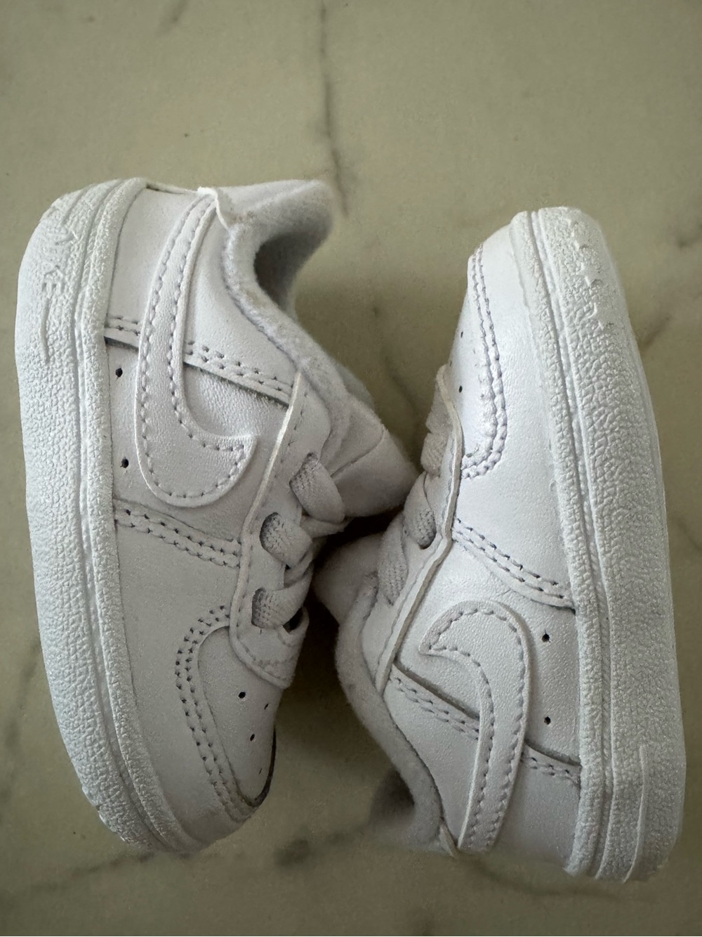 Nike Air Force 1 Crib – White/White – CK2201‑100 – Size 3C Baby
